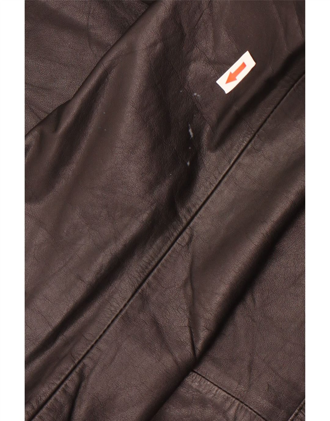 Vintage Damen Lederjacke IT 42 Mittelschwarzes Leder