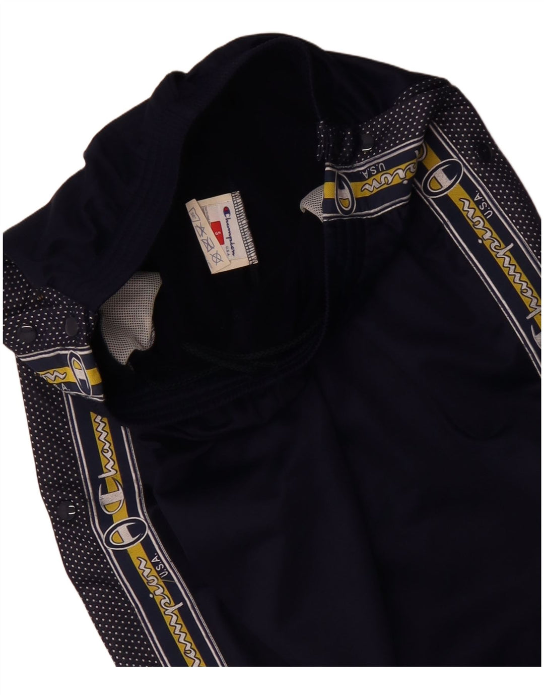 Champion Herren-Trainingshose mit USA-Grafik, Größe S, Marineblau, Polyester