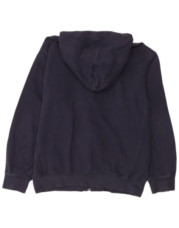 Nike Herren Zip Hoodie Pullover UK 42/44 Große marineblaue Baumwolle