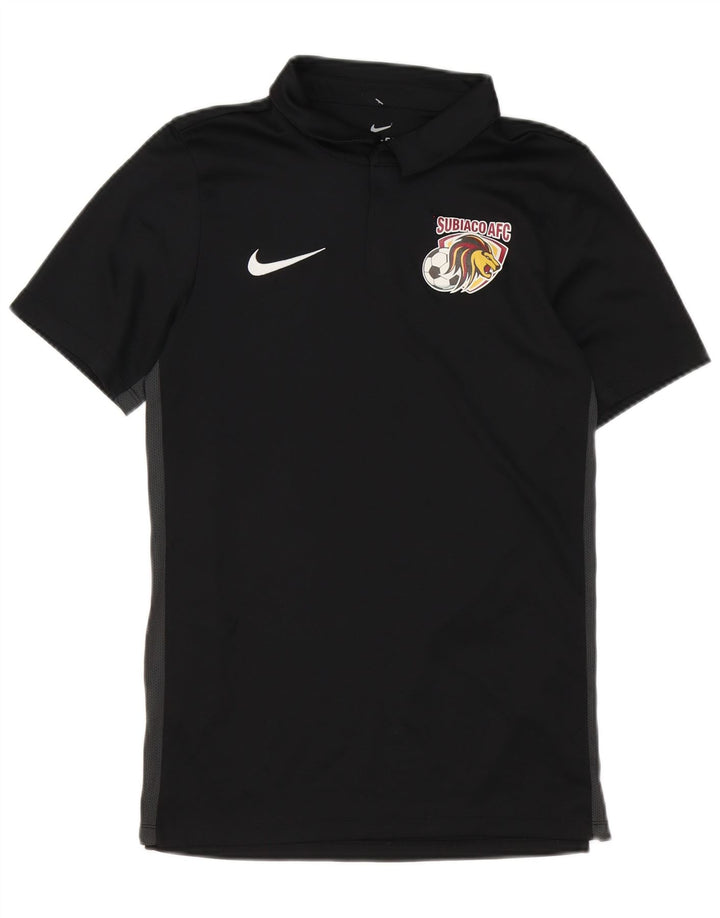 Nike Herren-Poloshirt mit Dri-Fit-Grafik, Größe S, Schwarz, Farbblock
