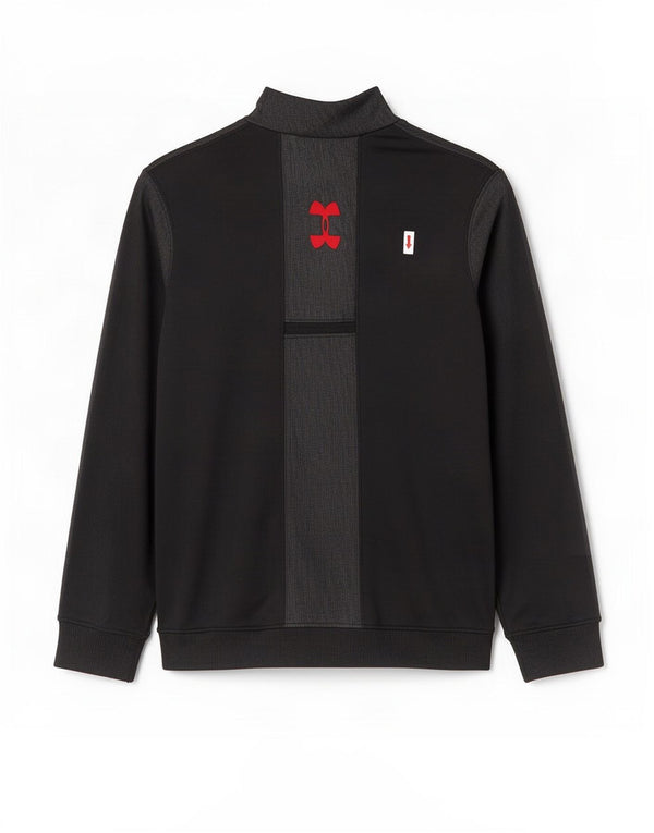 Under Armour Herren Cold Gear Sweatshirt Pullover Small Schwarz Farbblock