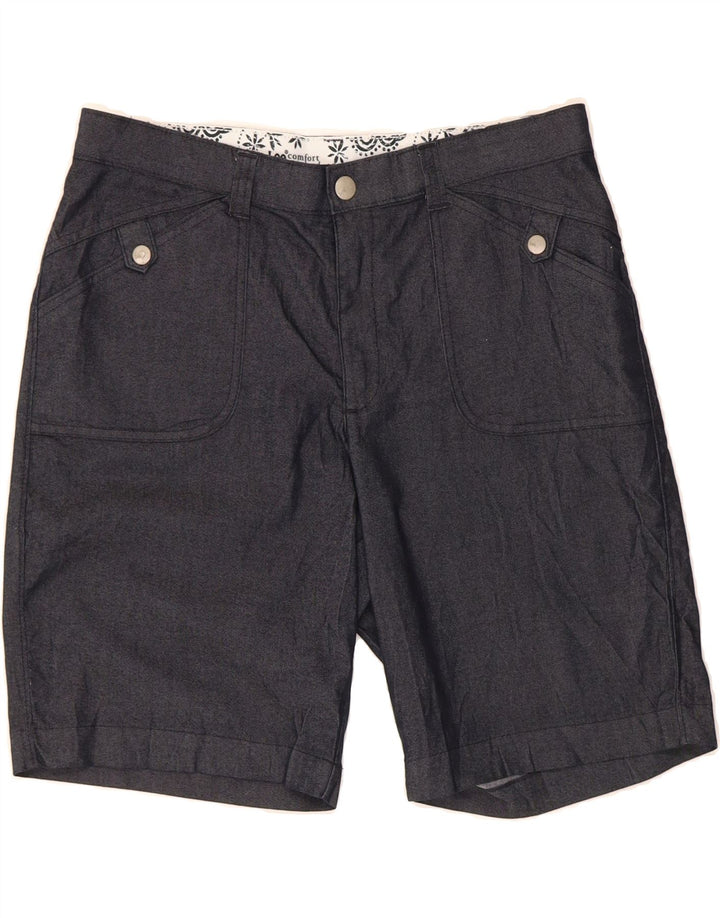 LEE Womens Casual Shorts US 12 Large W33  Navy Blue Cotton Vintage Lee and Second-Hand Lee from Messina Hembry 