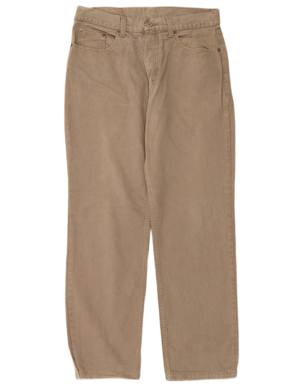 FILA Herren Straight Jeans IT 50 Large W32 L30 Beige Baumwolle