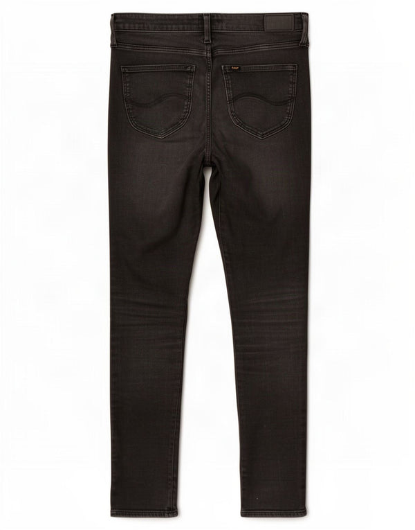 Lee Damen Scarlett High Slim Jeans W31 L28 Schwarze Baumwolle