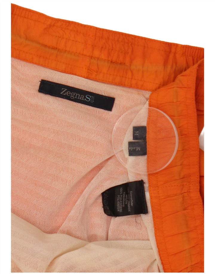 Zegna S Herren Badeshorts Medium Orange Nylon