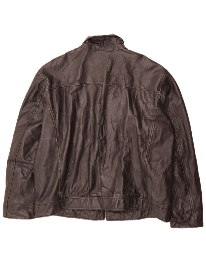 In Extenso Herren Lederjacke UK 44 2XL Schwarz