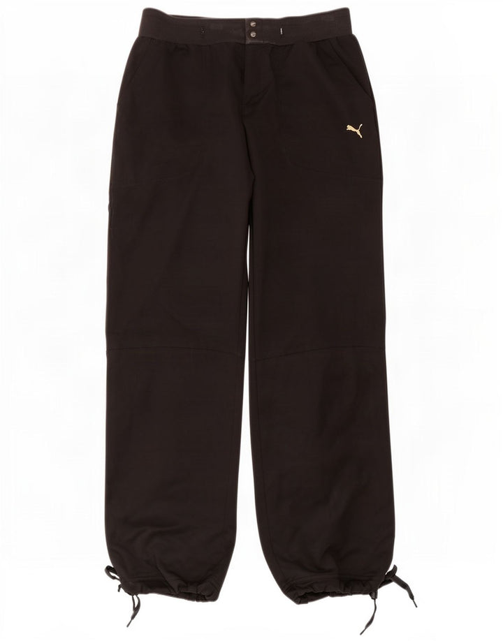 Puma Damen Loose Fit Hose UK 12 Medium W32 L30 Schwarz