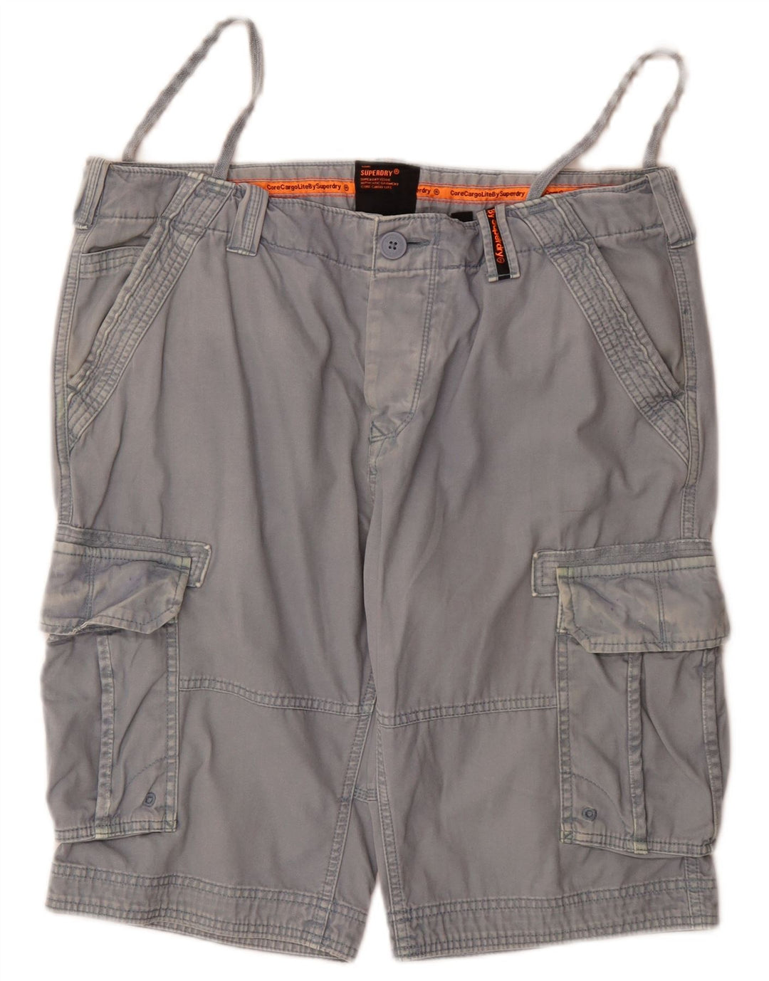 Superdry Herren Cargoshorts W36 Große blaue Baumwolle