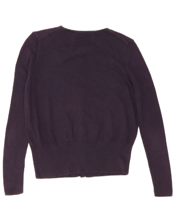 Marks & Spencer Damen-Cardigan-Pullover UK 12 Medium Navy Blue