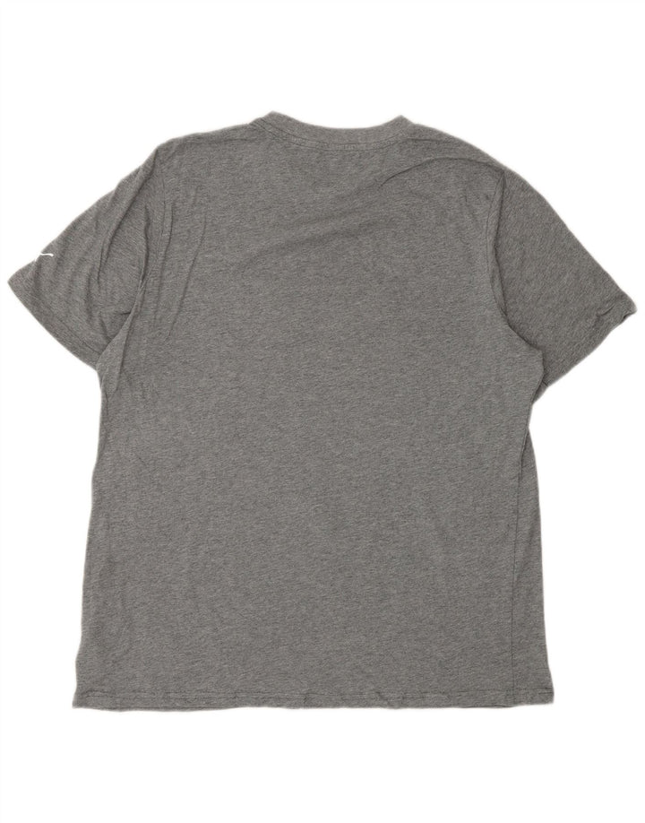 PUMA Herren Graphic T-Shirt Top Large Grau Baumwolle