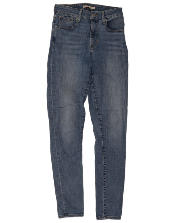 Levi's Damen 721 High Rise Skinny Jeans W28 L31 Blau