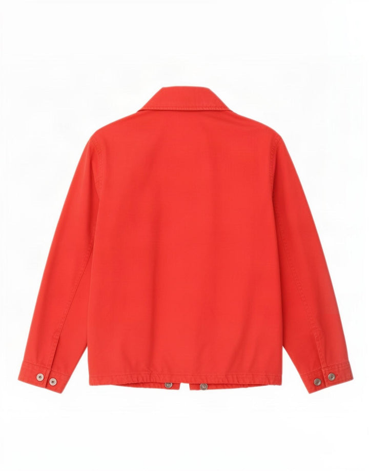 Murphy & Nye Damen Übergroße Bomberjacke UK 10 Small Rote Baumwolle