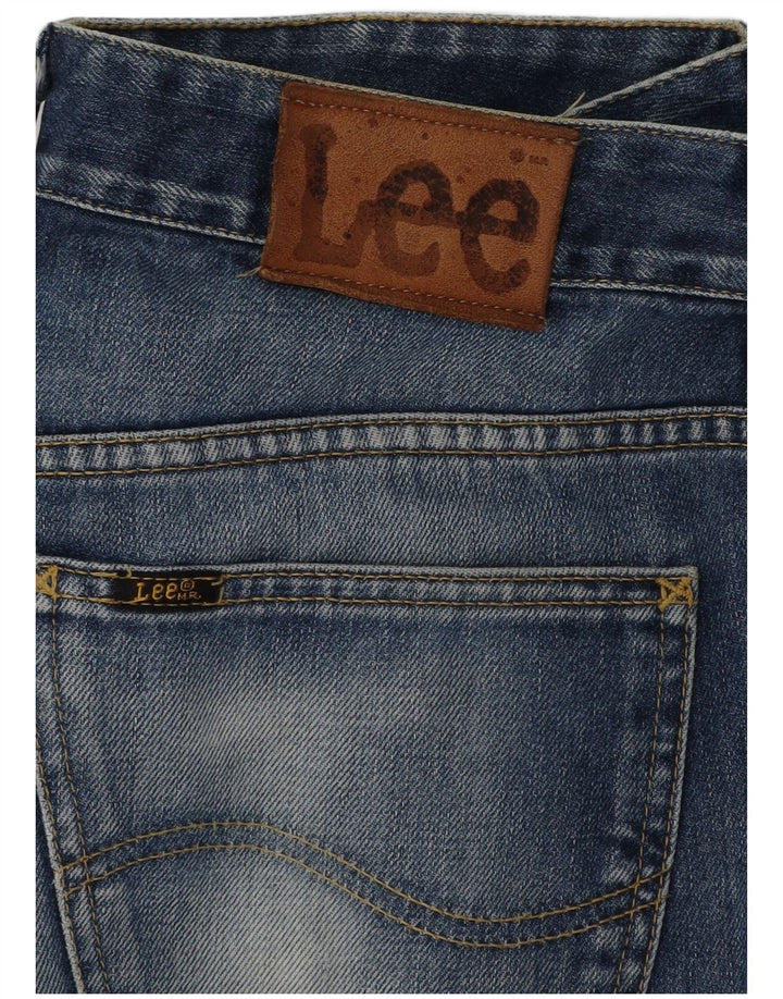 Lee Damen Schlagjeans W32 L29 Blaue Baumwolle