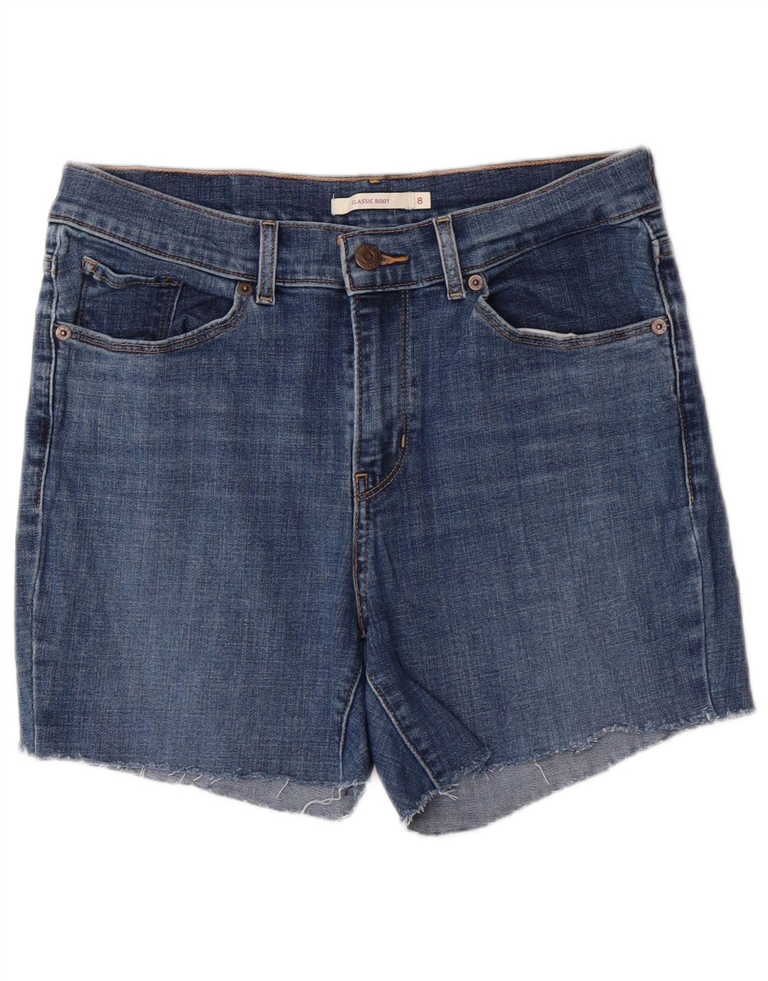 Levi's Damen 501 Denim Shorts US 8 Medium W29 Blue Cotton Classic