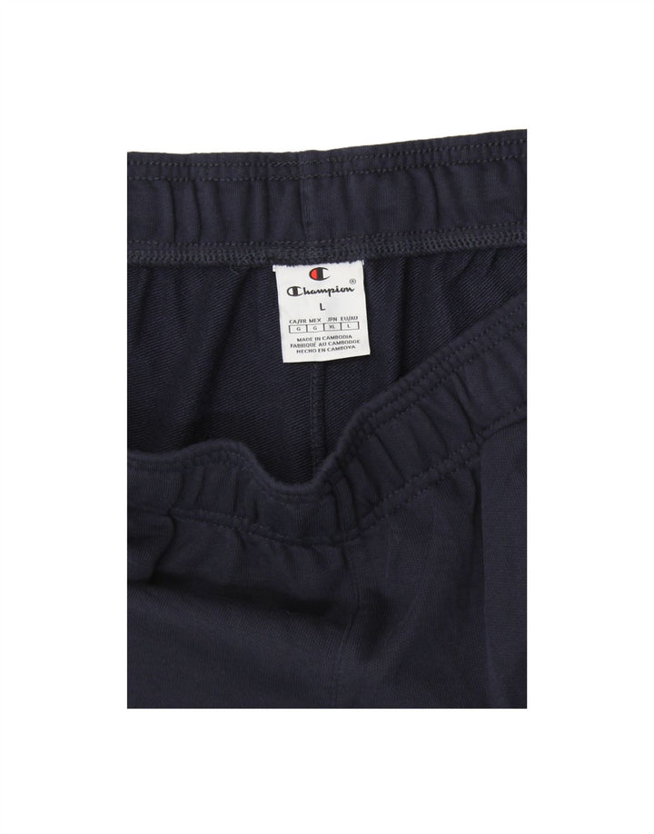 CHAMPION Mens Tracksuit Trousers Large  Navy Blue