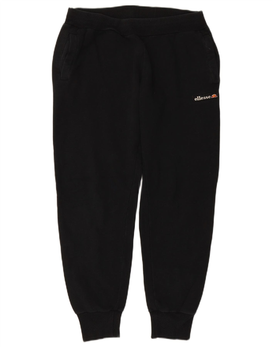 ELLESSE Damen Trainingshose Jogger UK 14 Medium Schwarz