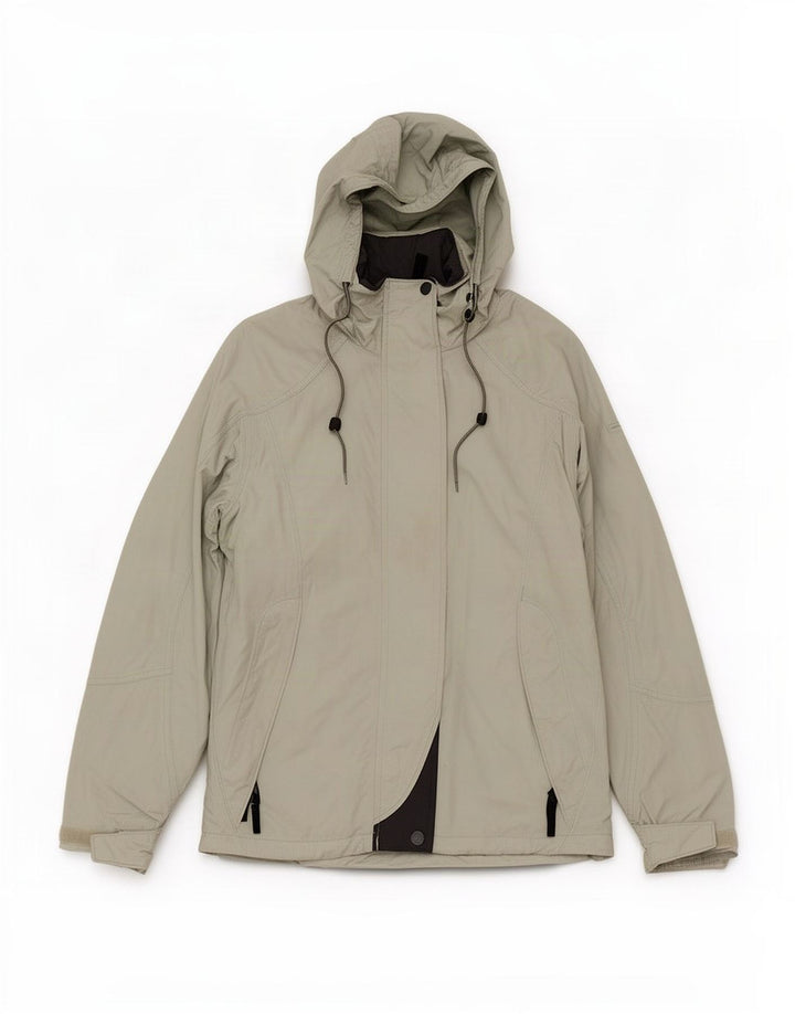 Columbia Damen Interchange Regenjacke mit Kapuze, UK 14, mittelgrünes Nylon