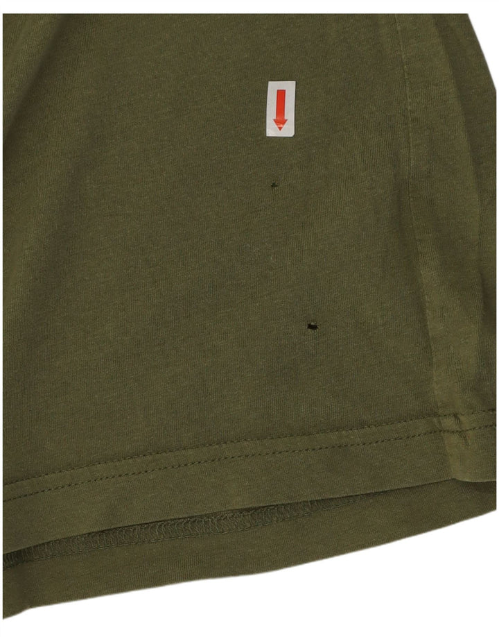 G-Star Herren Grafik-T-Shirt-Oberteil, groß, grüne Baumwolle