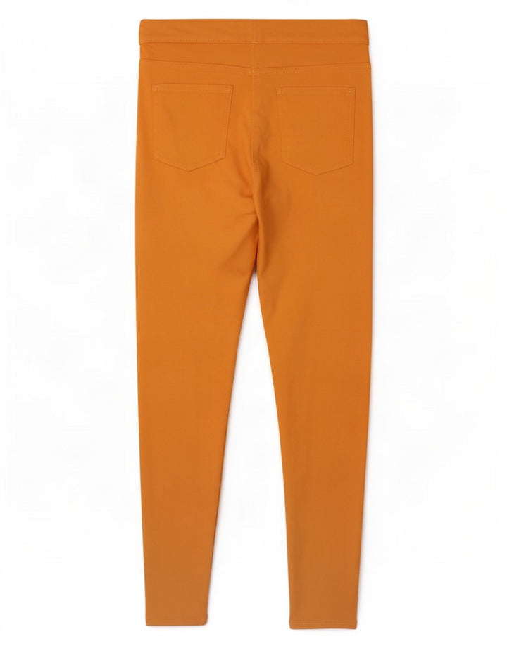 Marks & Spencer Damen Jegging-Jeans UK 12 Medium W30 L27 Orange Baumwolle