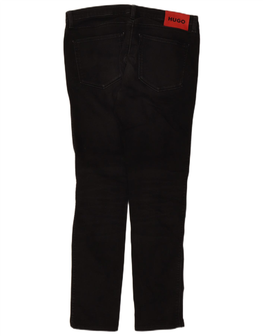 Hugo Boss Herren Slim Jeans W33 L31 Schwarze Baumwolle