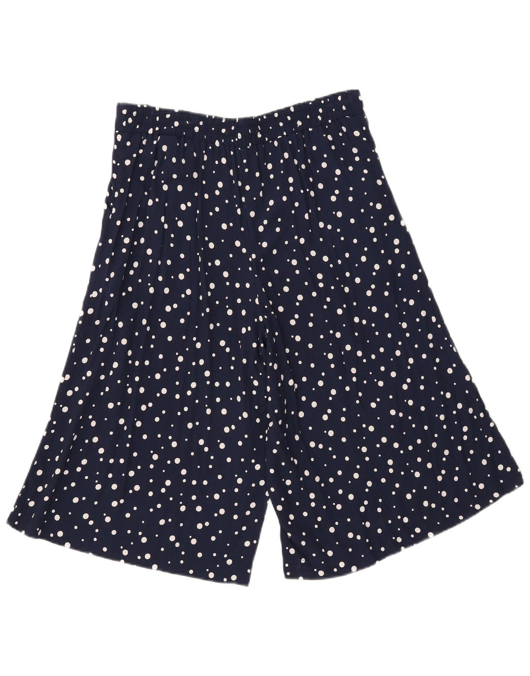 Marks & Spencer Damen Bermudashorts UK 12 Medium W32 Marineblau gepunktet
