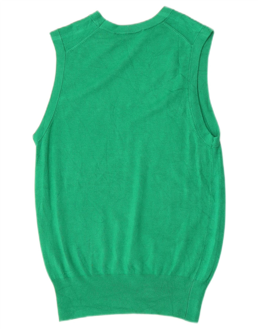 Zara Damen Weste Tank Top UK 12 Mittelgrüne Viskose