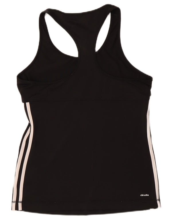 Adidas Damen Climalite Weste Top UK 12/14 Medium Schwarz Polyester