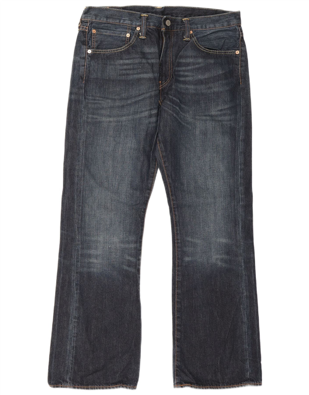 Levi's Herren 527 Bootcut Jeans W34 L30 Marineblau Baumwolle