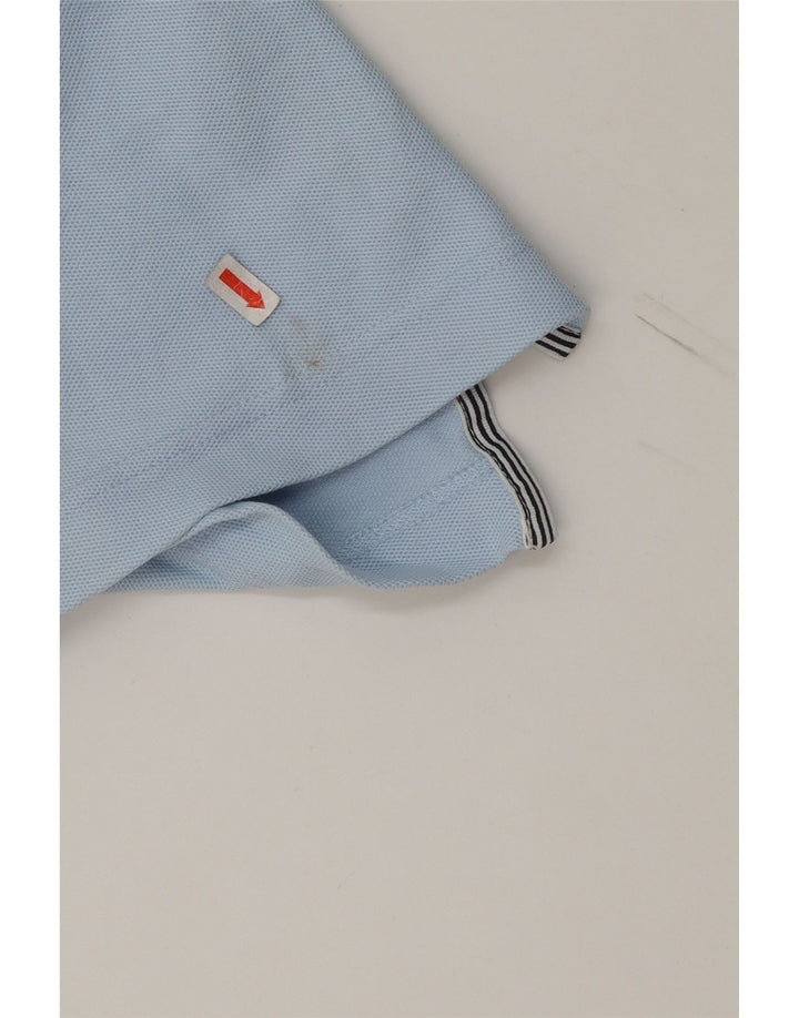 TOMMY HILFIGER Mens Polo Shirt Large Blue Cotton Vintage Tommy Hilfiger and Second-Hand Tommy Hilfiger from Messina Hembry 