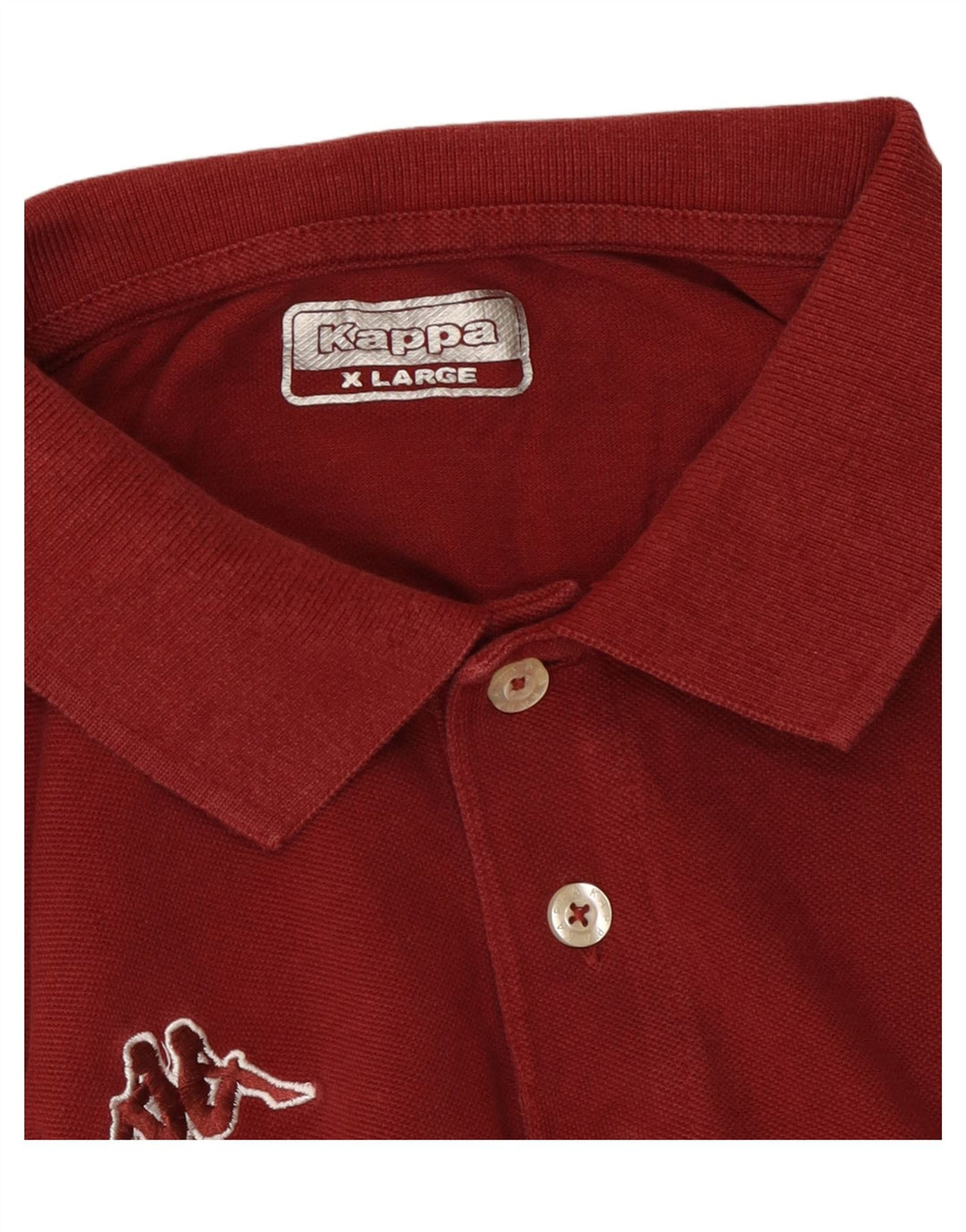 Kappa Herren Poloshirt XL Burgund