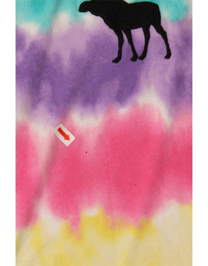 ABERCROMBIE & FITCH Grafik-T-Shirt-Oberteil für Mädchen, 13–14 Jahre, mehrfarbig