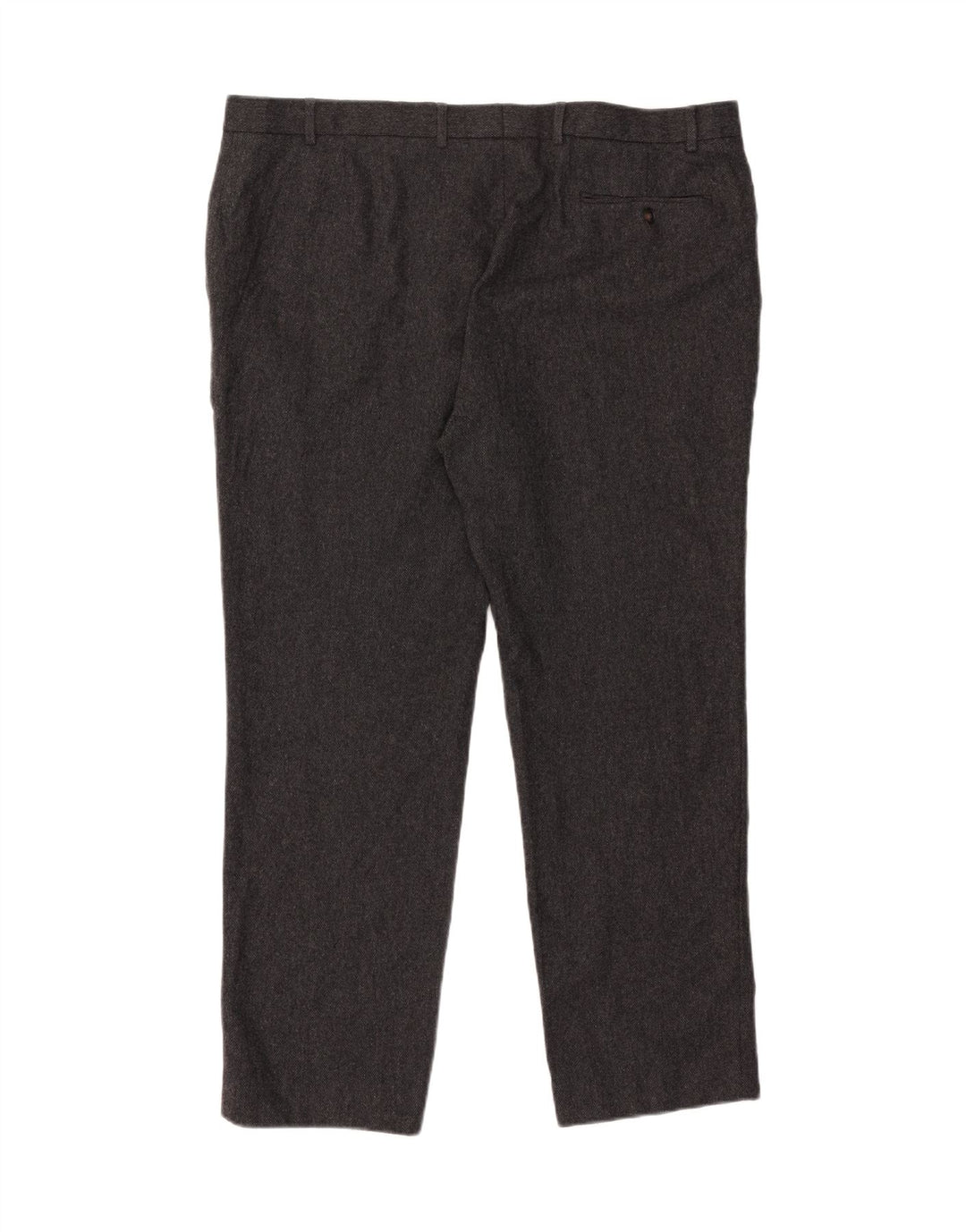 Gerade Herren-Anzughose von Marks & Spencer, W42, L31, graue Wolle