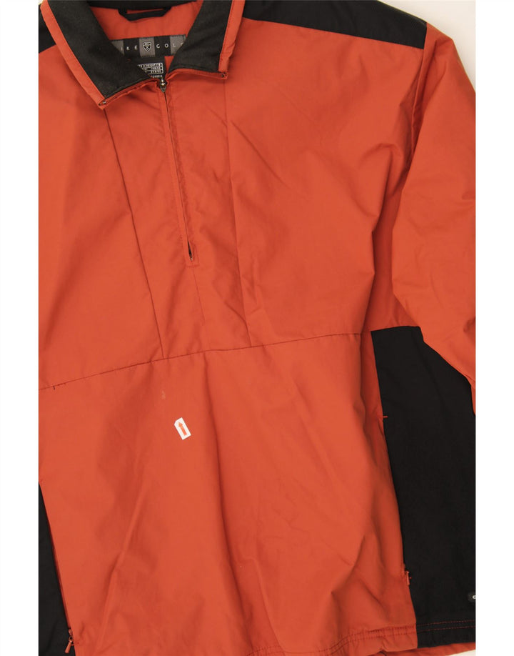 NIKE Mens Pullover Tracksuit Top Jacket UK 39/41 Medium Red Colourblock Vintage Nike and Second-Hand Nike from Messina Hembry 