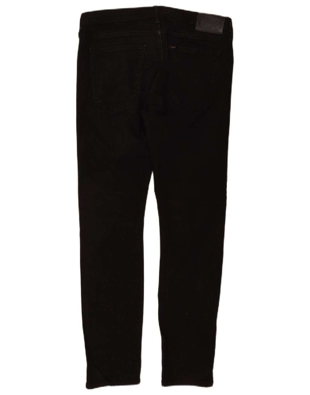 Lee Herren Luke Slim Jeans W33 L32 Schwarze Baumwolle
