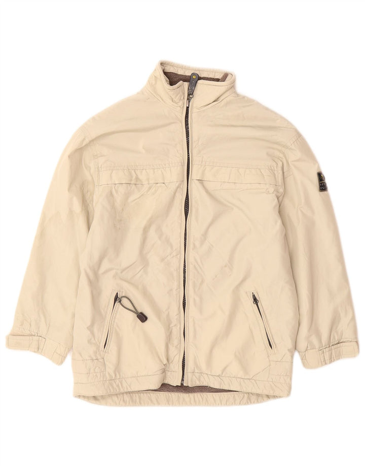 INVICTA Boys Windbreaker Coat 5-6 Years Beige Polyamide