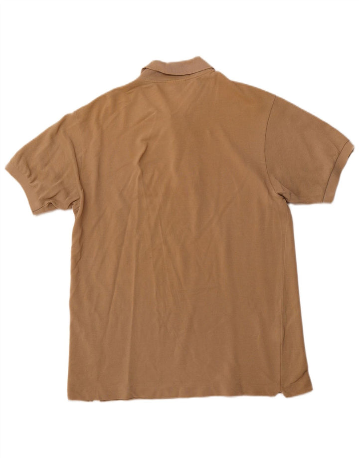 LACOSTE Herren Poloshirt Größe 4 Mittelbraun