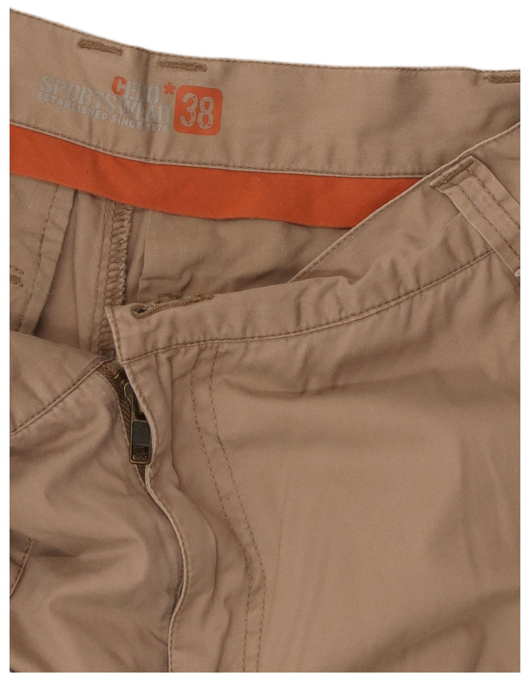 Celio Herren Cargoshorts W38 XL Beige Baumwolle