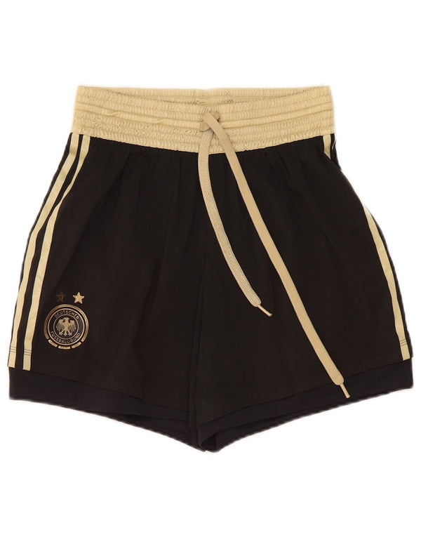 Adidas Herren Deutscher Fußball Bund Sport Shorts Small Schwarz Colourblock