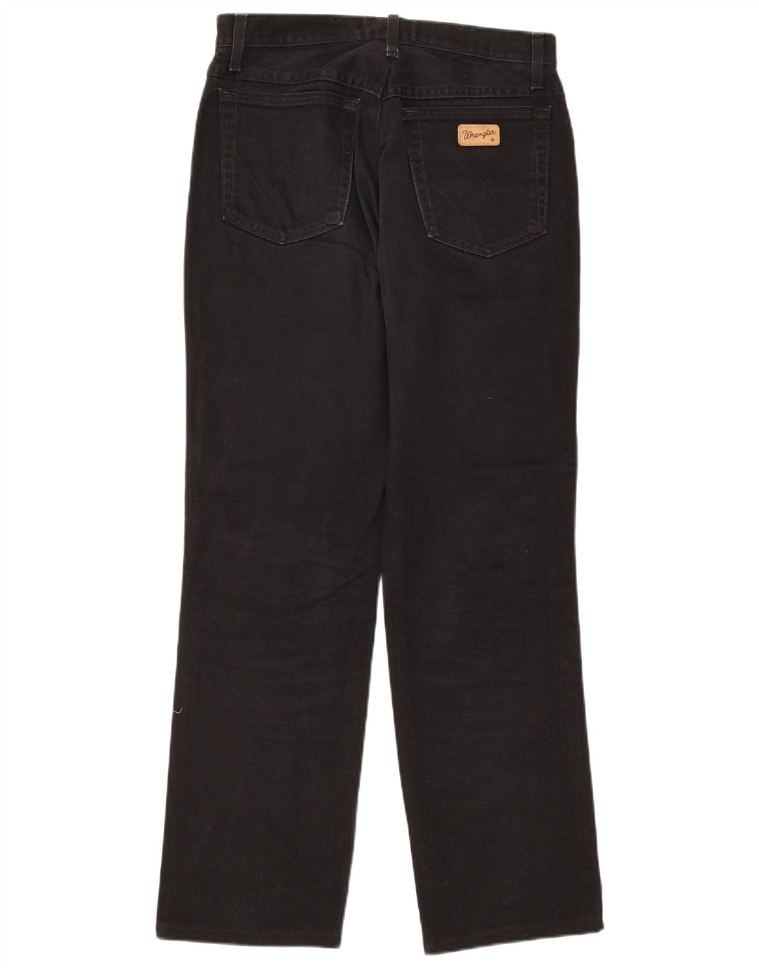 Wrangler Herren Texas Straight Jeans W33 L31 Schwarze Baumwolle