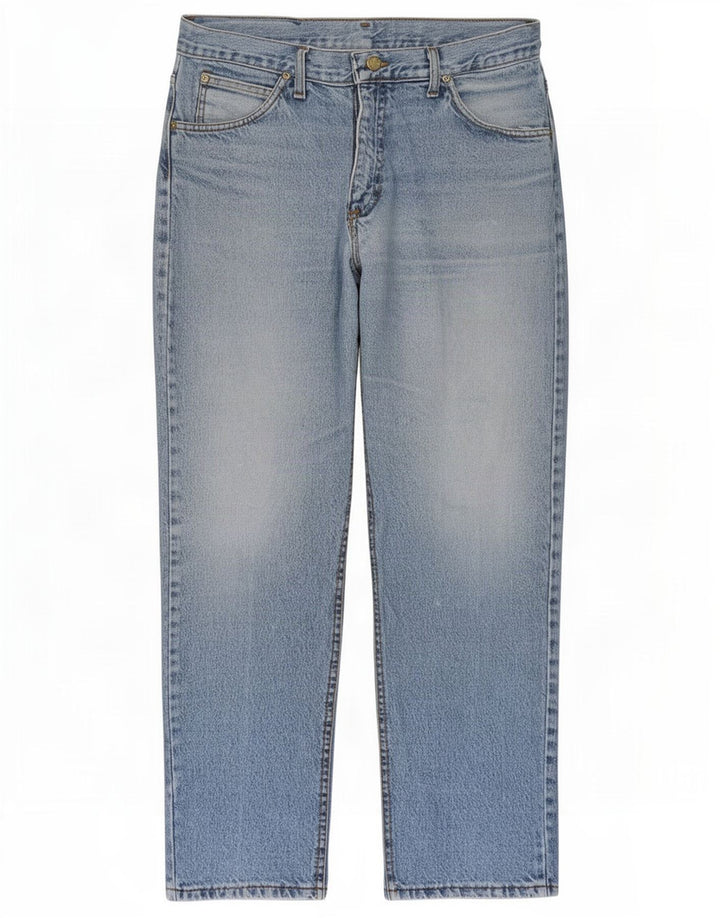 Lee Damen Brooklyn Straight Jeans W32 L30 Blaue Baumwolle