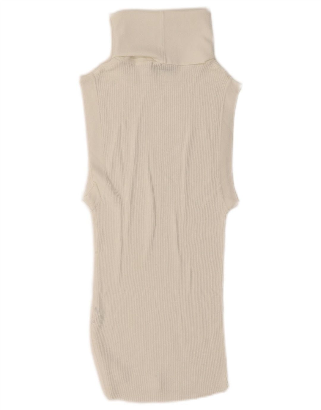 Zara Damen Weste Tank Top UK 14 Large Weiß