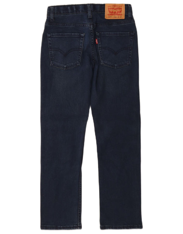Levi's Boys Slim Jeans 9-10 Years W25 L26 Navy Blue Cotton