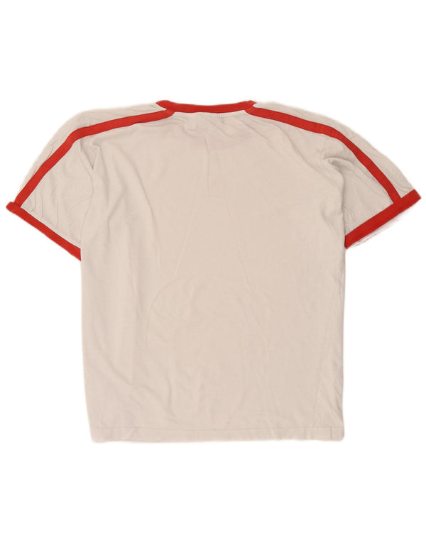 Puma Herren T-Shirt Top XL Weiß Colourblock