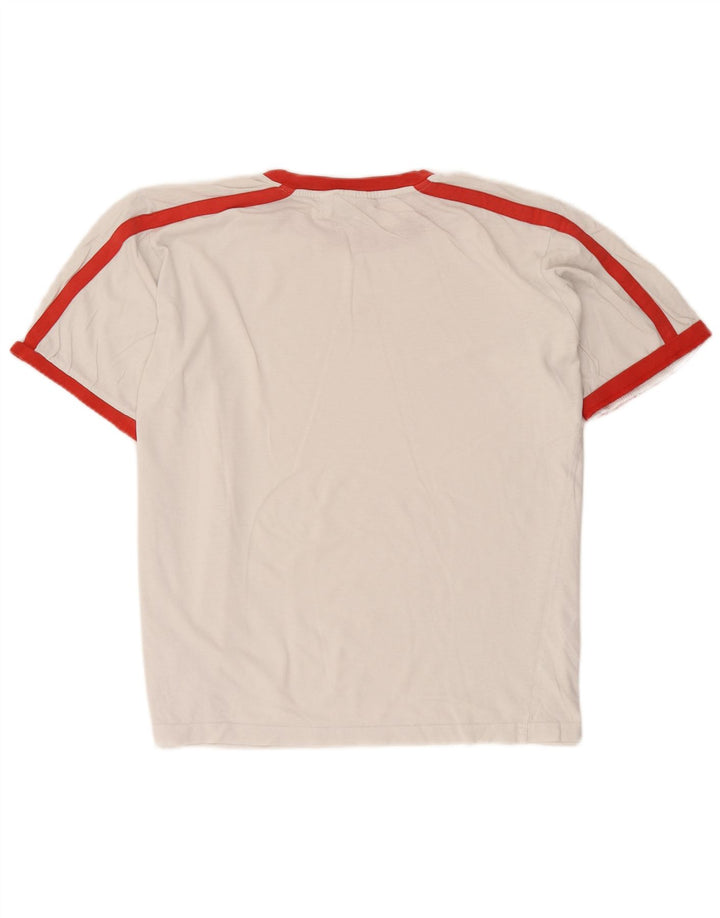 Puma Herren T-Shirt Top XL Weiß Colourblock