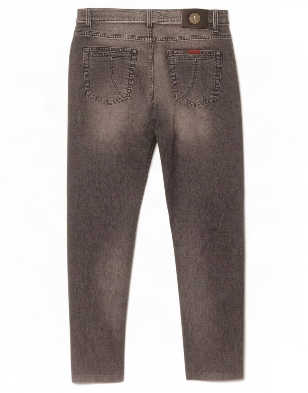 Trussardi Herren Slim Jeans W32 L30 Graue Baumwolle
