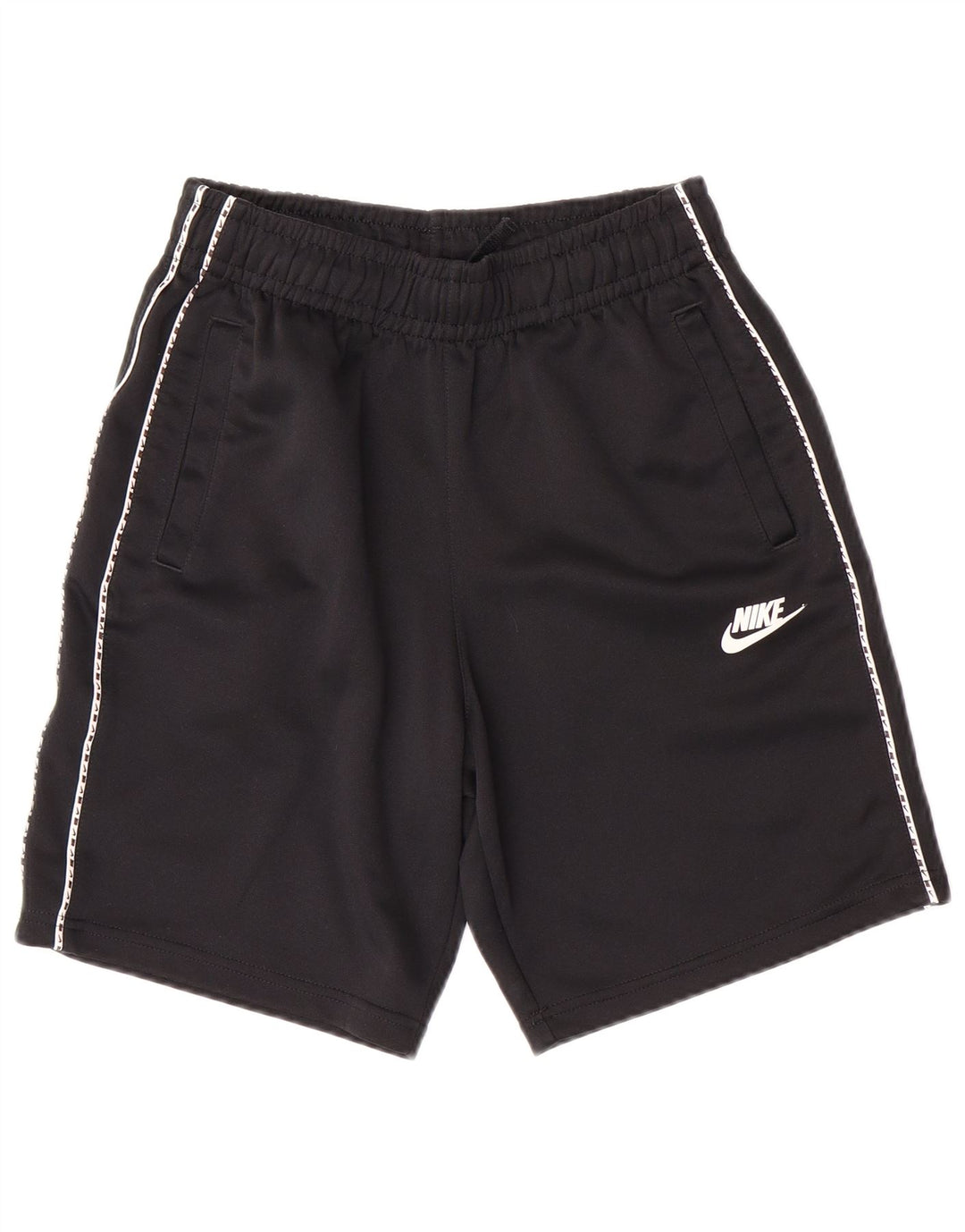 NIKE Boys Sport Shorts 12-13 Years Large Black Polyester