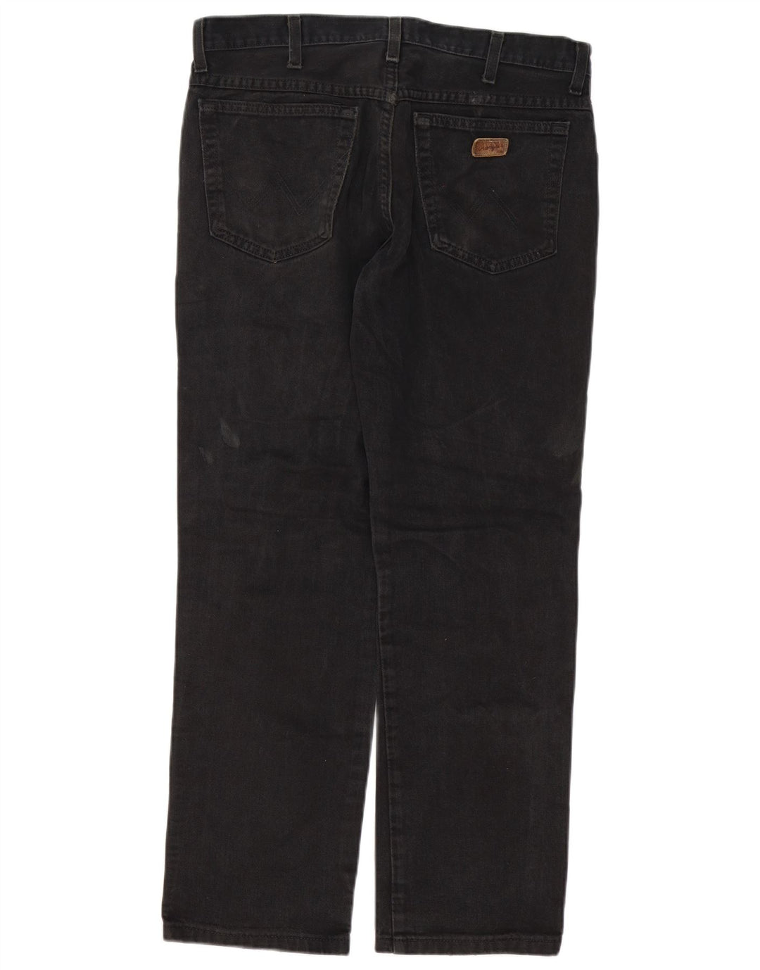 Wrangler Herren Texas Straight Jeans W34 L27 Schwarze Baumwolle