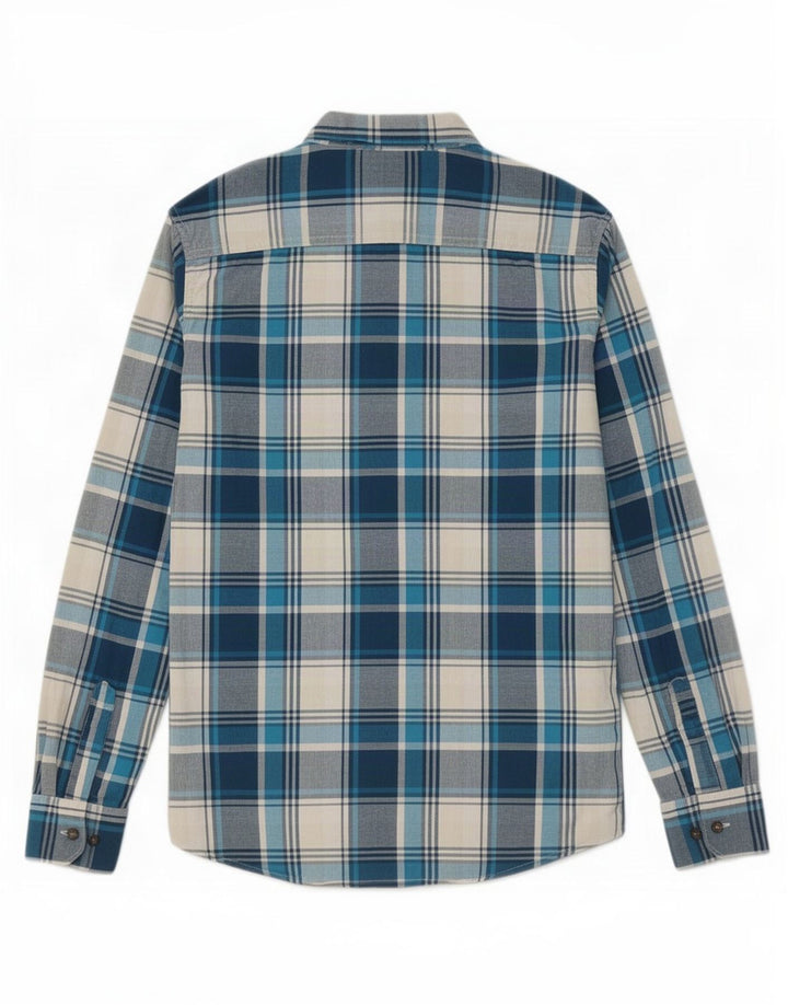Wrangler Herrenhemd Mittelblau kariert