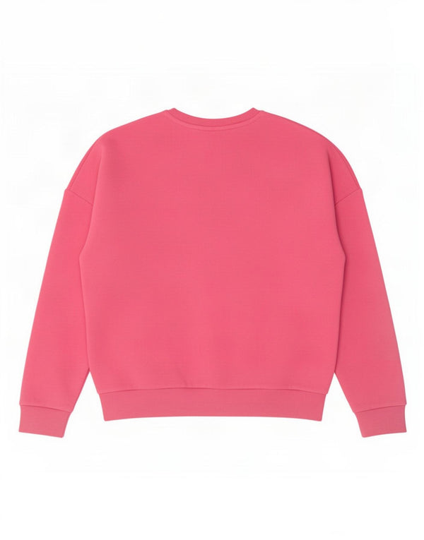 Marks & Spencer Mädchen-Sweatshirt mit Grafik, 12–13 Jahre, rosa Baumwolle