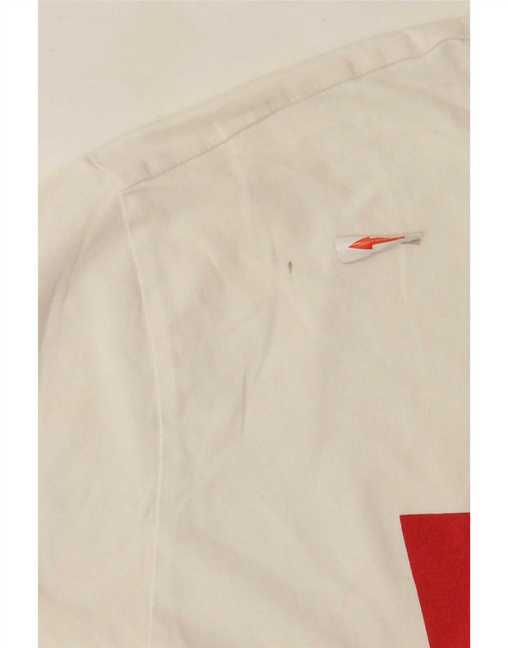 Levi's Herren-T-Shirt mit Grafik, Größe L, aus weißer Baumwolle